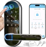 Keyless Entry Fingerprint Digital Smart Lock With Handle & Keypad: Electronic/el. Fixed Price $102.95.