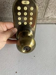 Milocks Digital Deadbolt Door Lock, Antique Brass Finish With Keyless Entry. Fixed Price $39.90.