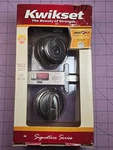 New Kwikset Smartkey Security Deadbolt 99800-092 Rustic Bronze. Fixed Price $23.00.