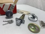Weiser Deadbolt Single Cylinder Silver 26D D9470S Vintage Usa. Fixed Price $30.04.