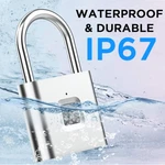 Rechargeable Smart Fingerprint Door Keyless Padlock Anti-theft Security. Fixed Price $19.99.