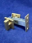 Emtek 8582US4 Square Single Rosette Privacy Bolt Satin Brass Gold - Brand New. Fixed Price $45.00.