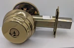 Arrow E-62 Double Cylinder Deadbolt 2-3/4" Backset, Bright Brass Keys. Fixed Price $34.95.