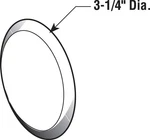 Prime-line U9270 White Vinyl Self Adhesive Rigid Wall Protector 3-1/4 Dia. In.. Fixed Price $7.13.