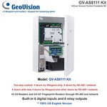 New!! Geovision GV-AS8111 8-DOOR Access Control Complete KIT/16 Gv-readers. Fixed Price $999.99.