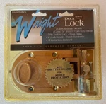 Nos Wright Products Brass Jimmy Proof Door Lock #V385BR-NEW Old Stock. Fixed Price $12.74.