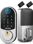 Zomnua Keyless Entry Door Lock, Fingerprint With Keypads, Fobs & Voice. Fixed Price $68.99.