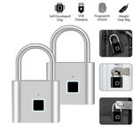 2PCS Waterproof Fingerprint Padlock Keyless Smart Security Rechargeable. Fixed Price $27.54.