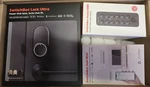 Switchbot Smart Lock Ultra With Keypad, Fingerprint Door, And Hub Mini. Fixed Price $119.96.