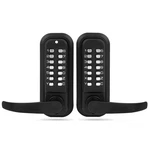 Soobool Upgrade Double Sided Keypad Door Lock Adjustable Deadlatch 2-3/8 And. Fixed Price $119.53.
