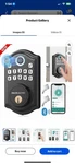Akagear Keyless Entry Door With Handle Set- Fingerprint Locks Read. Fixed Price $39.99.