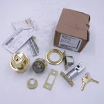 Schlage B562P 605 Commercial Grade Double Cylinder Deadbolt Polished Brass. Fixed Price $74.99.