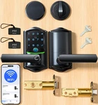 Veise VE029E Wifi Smart Lock With Handle & Nonkeyed Deadbolt, Fingerprint Key.... Fixed Price $148.29.