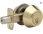 Copper Creek DB2420PB Double Cylinder Deadbolt, Polished Brass, Key Lock, 1-INCH. Fixed Price $15.18.