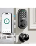 Vchoo Keyless Entry Smart Door Lock With 2HANDLES Wifi- Front Anti Peeping. Fixed Price $50.00.