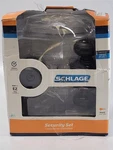 Schlage Georgian Aged Bronze Deadbolt And Entry Door Knob 1-3/4 In. Fixed Price $58.49.