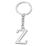 Initial Letter Key Chain Z Pendant Rings Silver. Fixed Price $12.15.