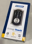 Schlage Touch Camelot Deadbolt (BE375VCAM619) Satin Nickel - Open Box. Fixed Price $54.99.