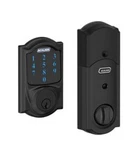 Schlage Camelot Matte Black Electronic Connect Smart Deadbolt BE469ZPCAM622 New. Fixed Price $200.00.