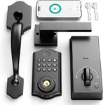 Smart Front Door Lock Set App Control Keyless Entry With Handle Sma.... Fixed Price $93.00.