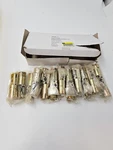 Box Of 20 Shield Security 2-WAY Drive-in Deadbolt Latch Polished Brass 913896. Fixed Price $85.40.