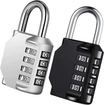 Combo For Lockers, 4 Digit Combination Padlock, 2 Pack Locks With. Fixed Price $12.93.