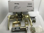 Master SLL0103KA4WK Straight Style Lever Entry Door Lock; Polished Brass. Fixed Price $41.99.