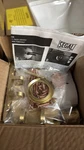 Segal Jimmy Proof Single Cylinder Deadbolt Lock Brass Finish. Fixed Price $41.24.