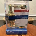 Honeywell Safes & Door Locks 8106002 Wave Privacy Lever, Polished Brass. Fixed Price $17.60.