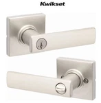 Kwikset 405BRNLSQT-15S Breton Single Cylinder Keyed Entry Door Lever Satin. Fixed Price $30.00.