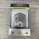 Defiant Electronic Deadbolt Satin Nickel Keyless Keypad Lock 1001 392 551 Oem. Fixed Price $44.97.