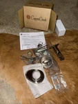 Copper Creek DB2410PS Single Cylinder Deadbolt, Polished Stainless, Key Lock. Fixed Price $24.95.