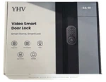 Yhv Video Smart Lock, Fingerprint/pin, Doorbell, App Control CA-01. Fixed Price $64.95.