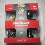 Kwikset Pismo Entry Door Lock Matte Black Smartkey Keyed Security. Fixed Price $28.97.