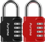 2 Pack Combination For Locker 4 Digit Outdoor Waterproof Padlock School. Fixed Price $14.11.