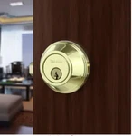 Toledo Single Cylinder Deadbolt Polished Brass Lock Thumb Turn Ansi 3. Fixed Price $14.99.