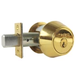 Medeco Maxum Brass Double Cylinder Deadbolt 2-3/4" Backset Keyed Alike. Fixed Price $269.99.