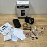 Kwikset Powerbolt 250 Electronic Deadbolt Keypad Door Lock Venetian Bronze. Fixed Price $27.50.