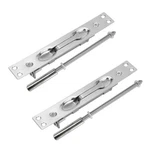 Lc Lictop Extension Flush Bolt For Double Doors, 6.7 Inch 6.69INX1IN, Silver. Fixed Price $25.70.