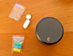 August Smart Lock Pro 3RD Gen ASL-03 Gray With Box. Fixed Price $60.00.