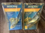 Schlage Accent Brass Left-hand No-turn Dummy Door Handle F170 V 605. (pair). Fixed Price $18.99.