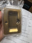 Deltana SDP25U5 Solid Brass Adjustable Pocket Door Passage Lock - (A4). Fixed Price $12.99.