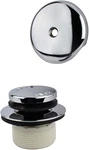 Plumb Pak PP826-66PC Chrome Bath Drain 1-3/8 Or 1-1/2-IN Foot Lok Stop Trim Kit. Fixed Price $17.99.