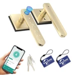 Smart Door Lock Fingerprint Keypad Gold Square GCA02 Fob Cards Gavdhe Knob. Fixed Price $74.99.