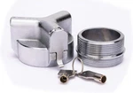 The Flow Security Systems Versalock Vented Locking Fuel Silver Zinc Plating. Fixed Price $68.97.
