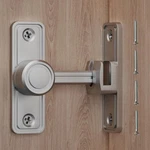 Barn Door Privacy Latch, 90 /180 Swing Slide Lock, Zinc-alloy, Adhesi. Fixed Price $31.67.