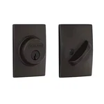 Schlage B60 Series Century Aged Bronze Single Cylinder Deadbolt M# 716. Fixed Price $25.00.