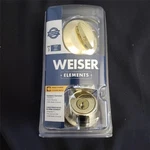 = Weiser Elements Single Cylinder Deadbolt Smartkey 9GDC94710-001 58013. Fixed Price $30.59.