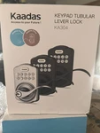 Kaadas Keypad Tubular Lever Lock Matte Black KA-304 Door Handle. Fixed Price $49.19.