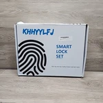Khhyylfj Smart Keyless Entry Front Door Lock Set W/deadbolt & Handle Black. Fixed Price $55.24.